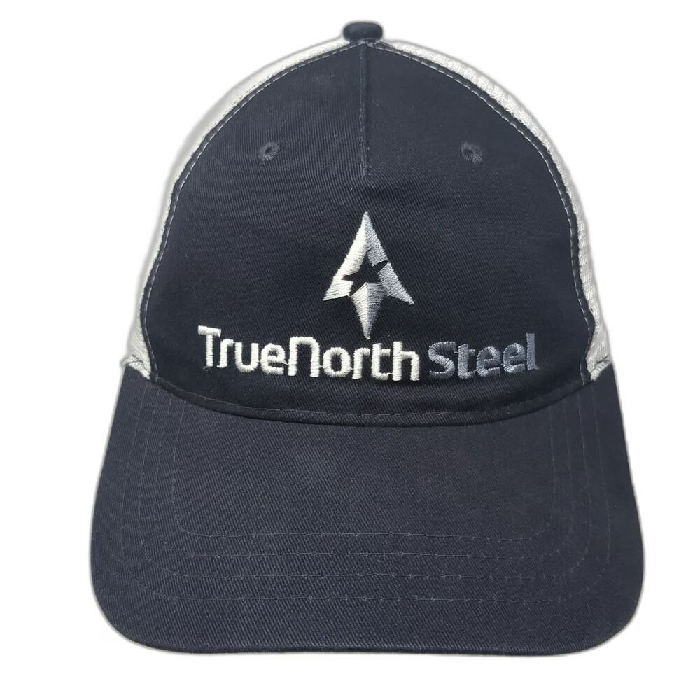 Cap America Trucker Hat Blue White One Size TrueNorth Steel Snapback Mesh Back